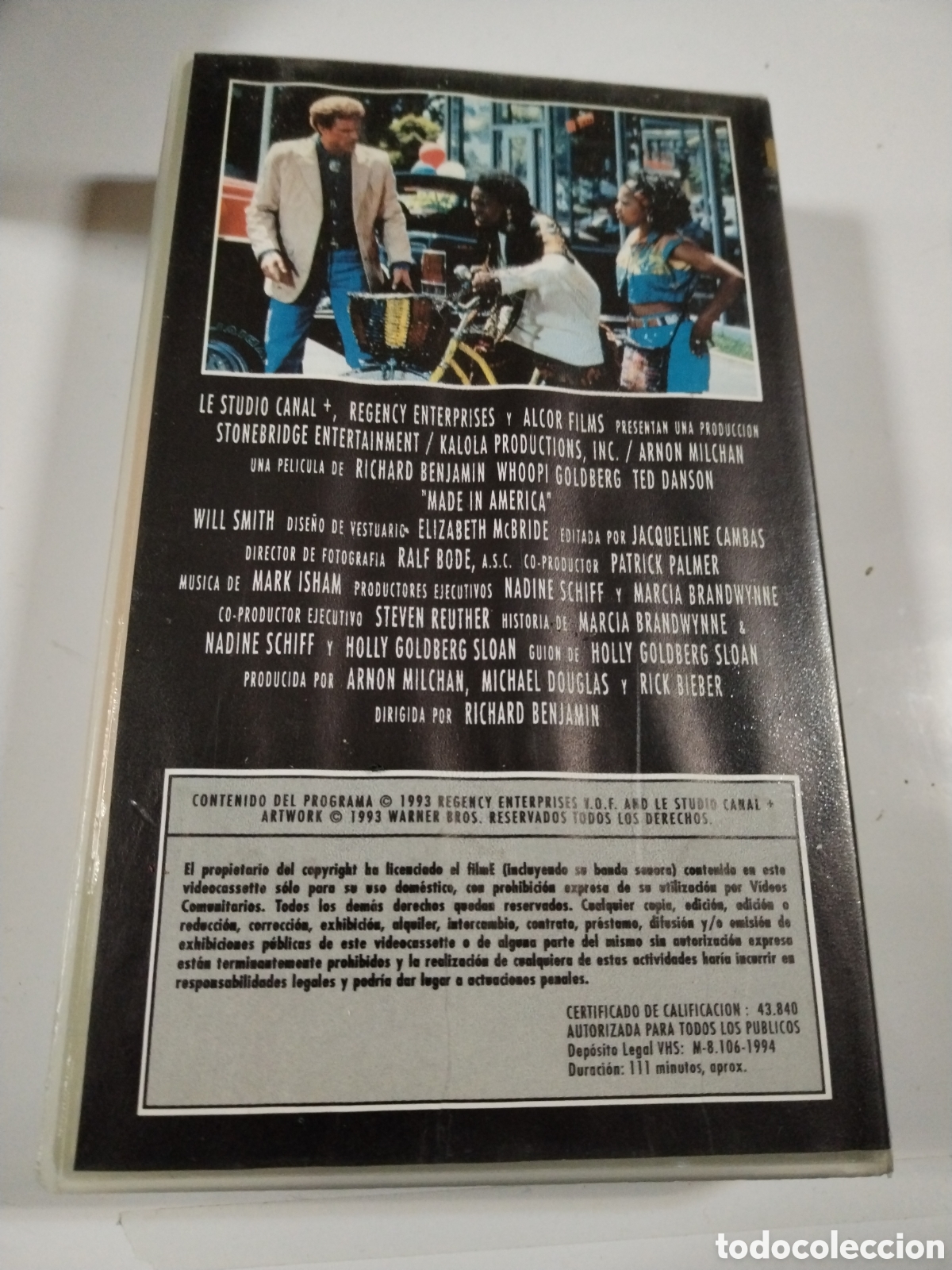 Cine: MADE IN AMERICA. VHS - Foto 2