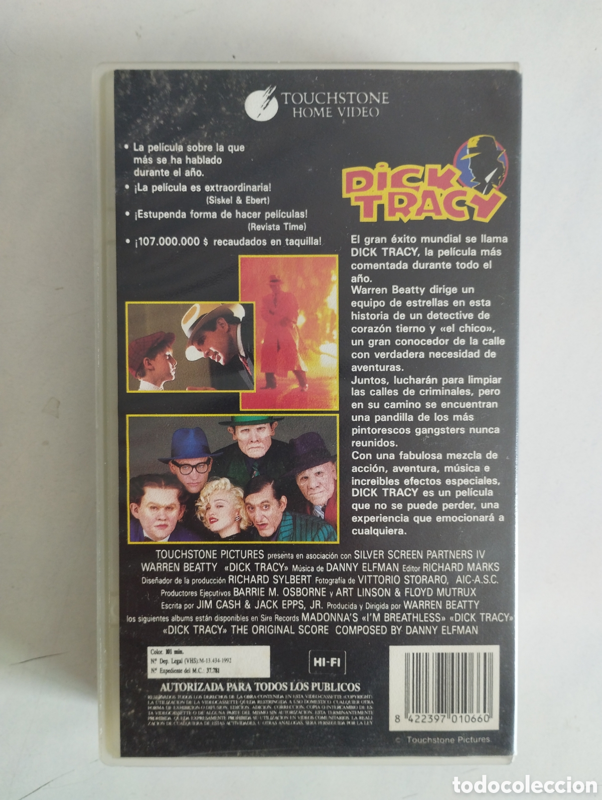 Cine: PEL&Iacute;CULA VHS DICK TRACY - Foto 2