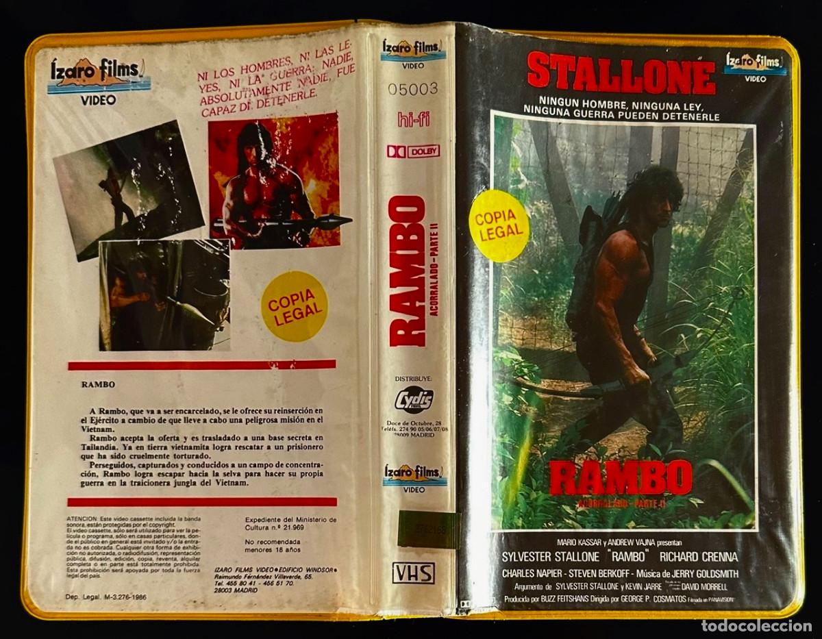 Cine: Rambo - El acorralado 2 - VHS - Foto 2
