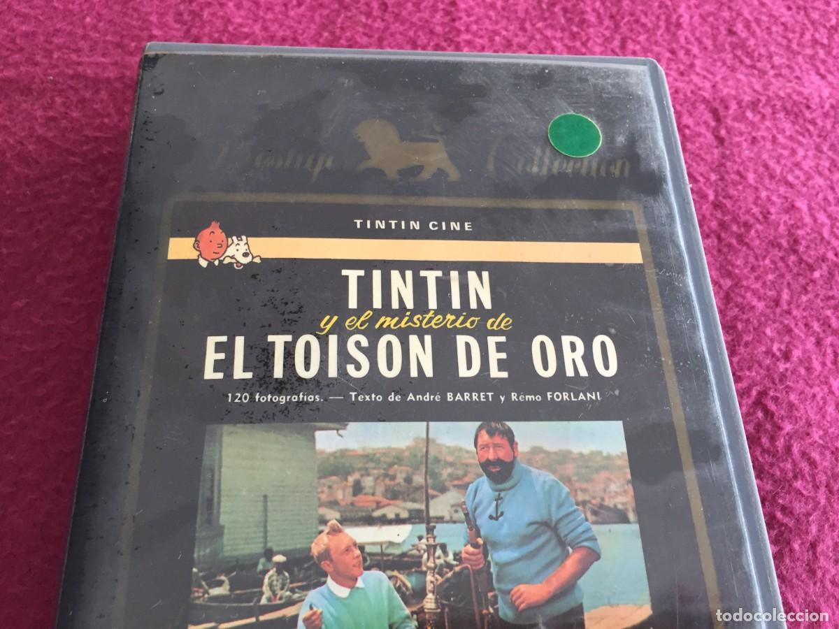 Cine: Tintin y el secreto del tois&oacute;n de oro (1961) VHS - 1&ordf; pel&iacute;cula de Tintin con actores