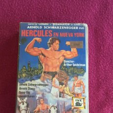 Cine: PELICULA - HERCULES EN NUEVA YORK / ARNOLD SCHWARZENEGGER / VHS - 1ª EDICION