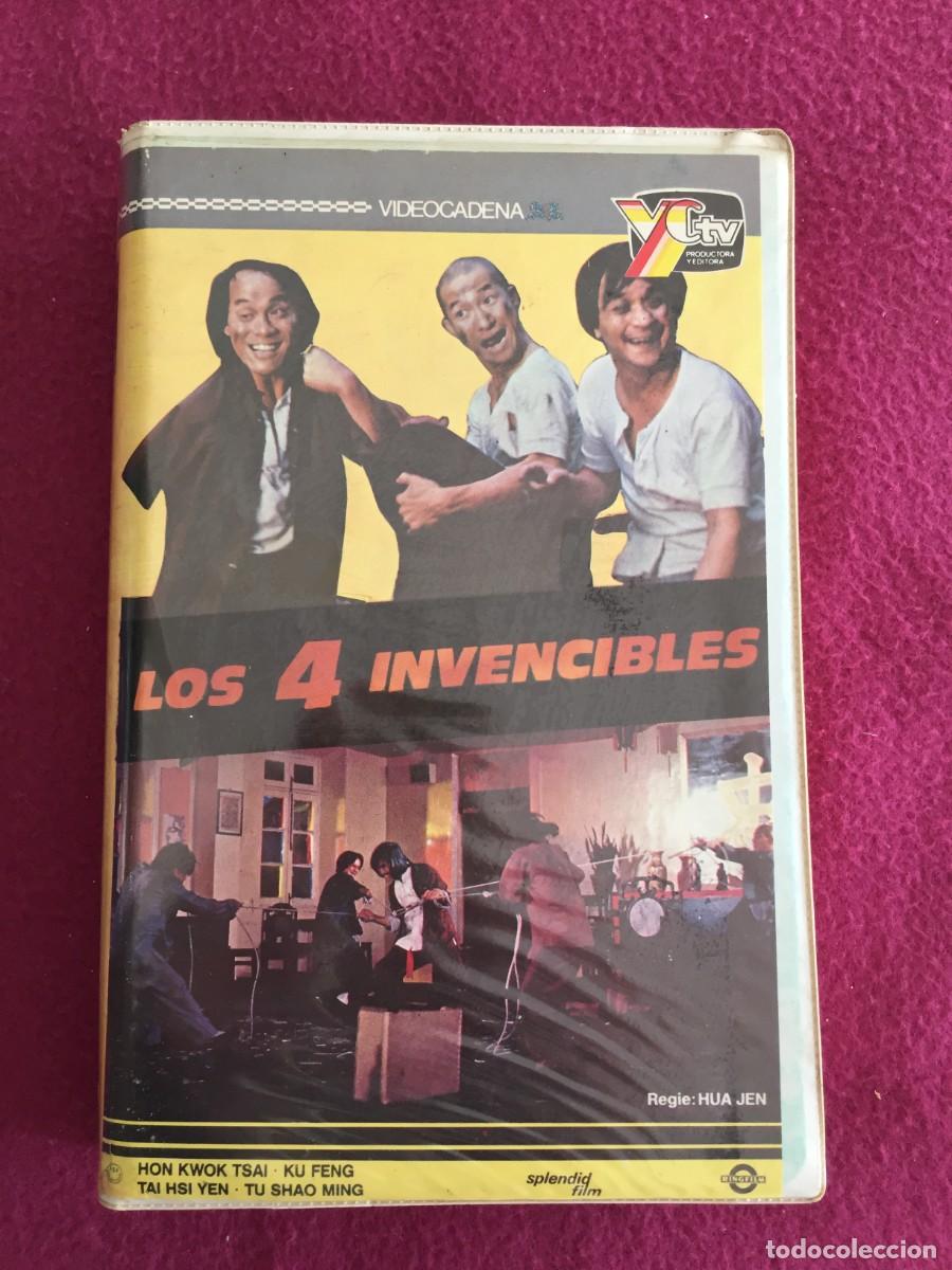 Cine: PELICULA VHS - LOS 4 INVENCIBLES- ARTES MARCIALES - KUNG FU