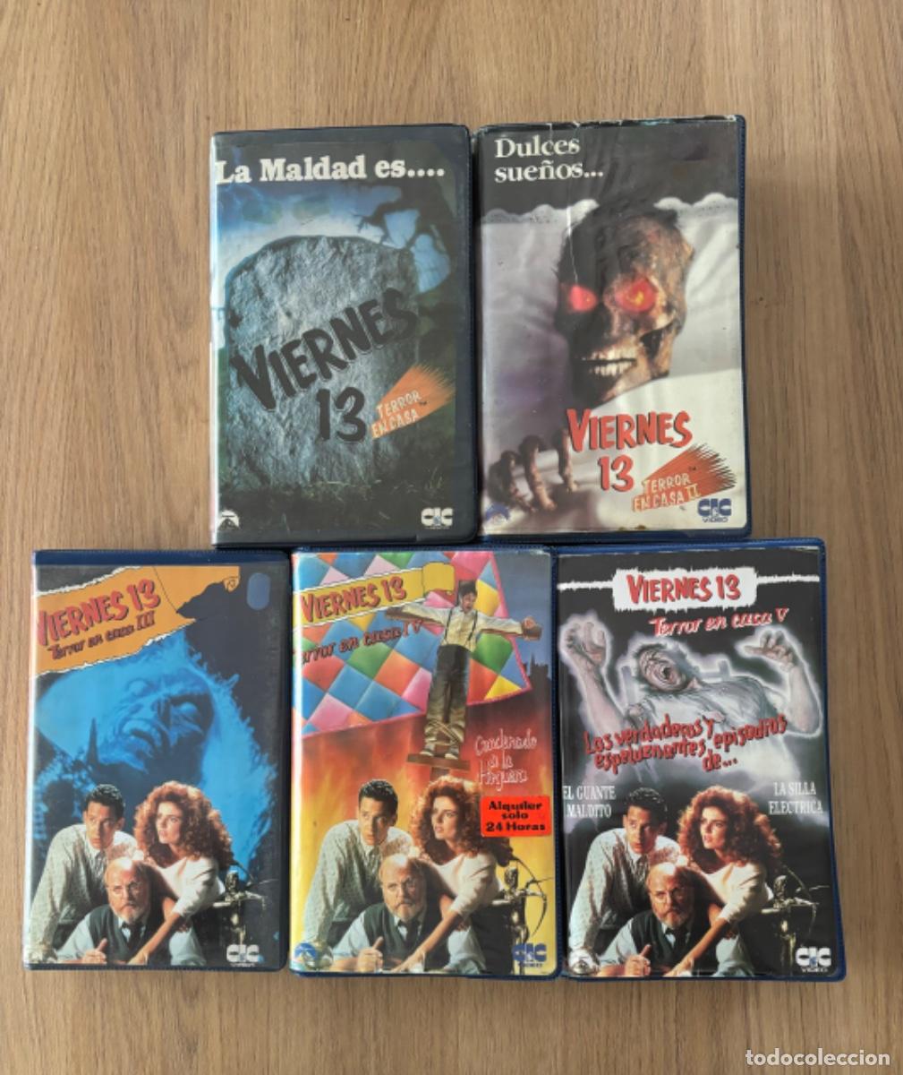 viernes 13 terror en casa 5 vhs serie completa - Compra venta en  todocoleccion