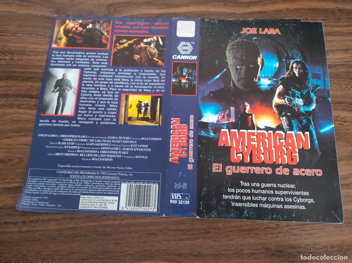 caratula vhs, beta - american cyborg, joe lara - Compra venta en  todocoleccion