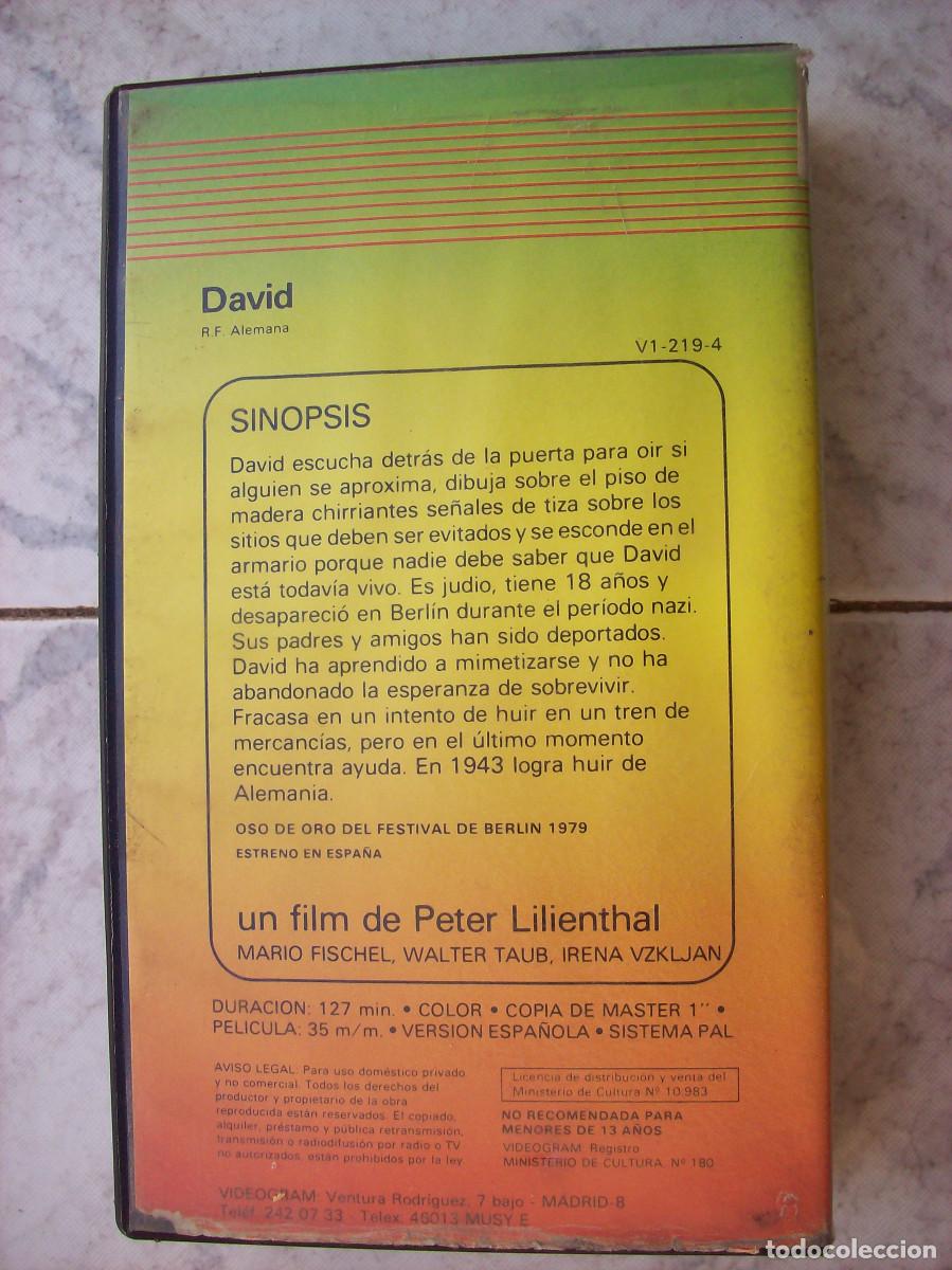 Cine: DAVID VHS - Foto 2