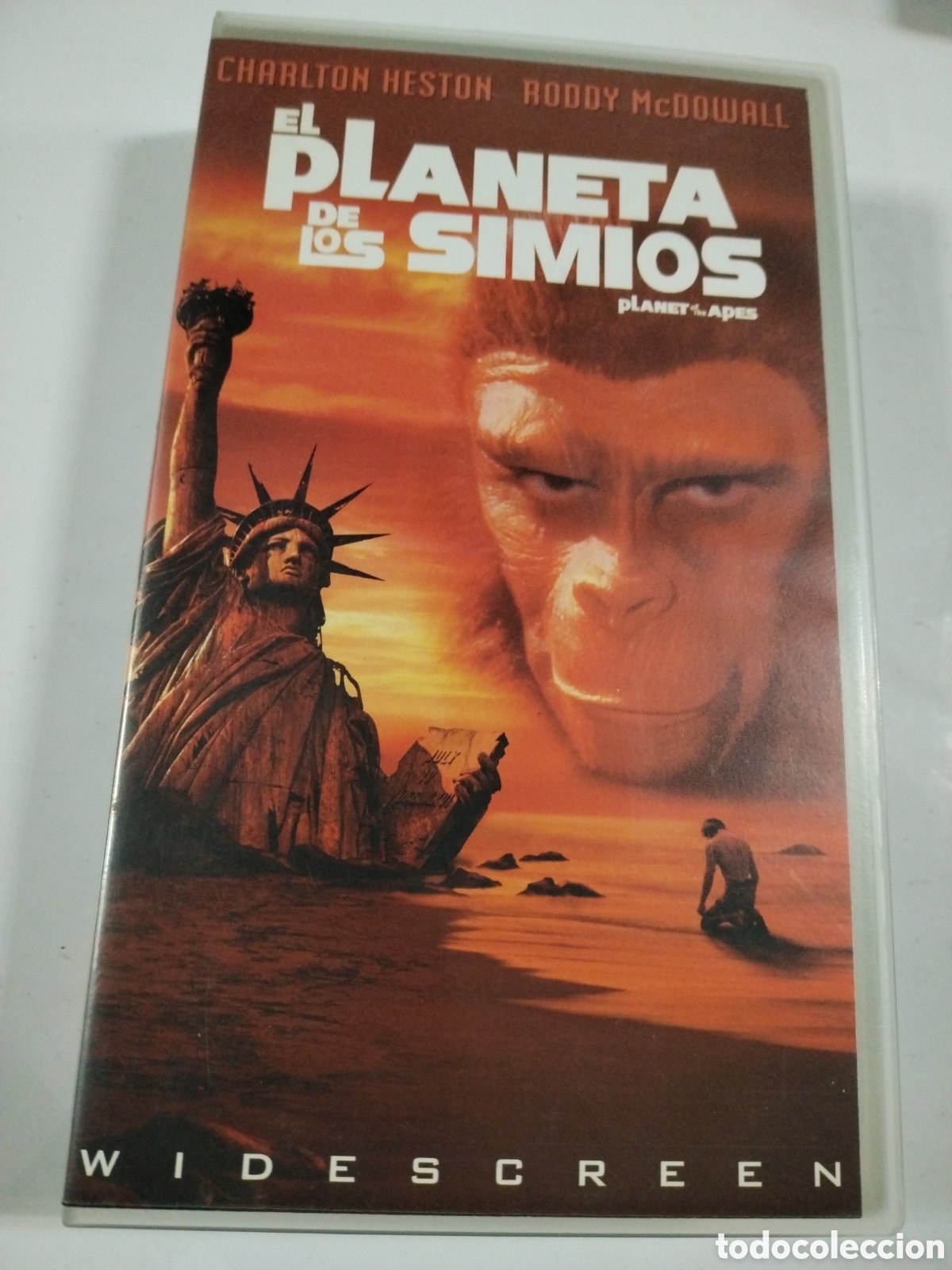 Cine: El planeta de los simios. VHS - Foto 1