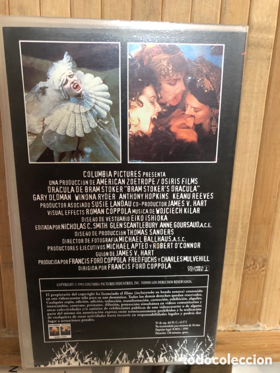 Cine: Dr&aacute;cula de Bram Stoker VHS - Foto 2