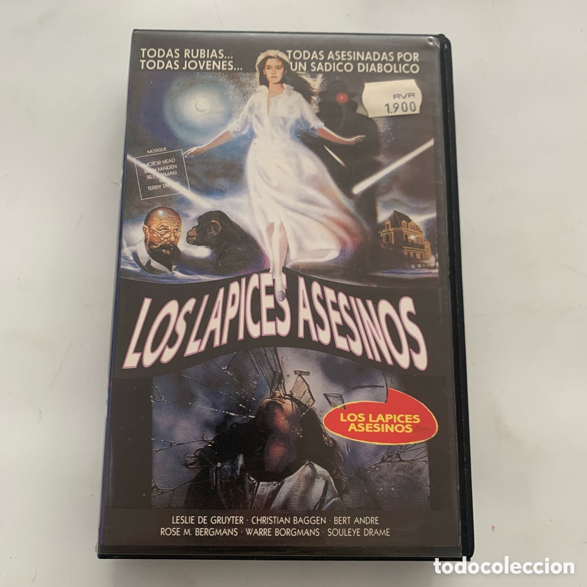 Cine: ANTIGUA PELICULA DE VIDEOCLUB VHS LOS LAPICES ASESINOS