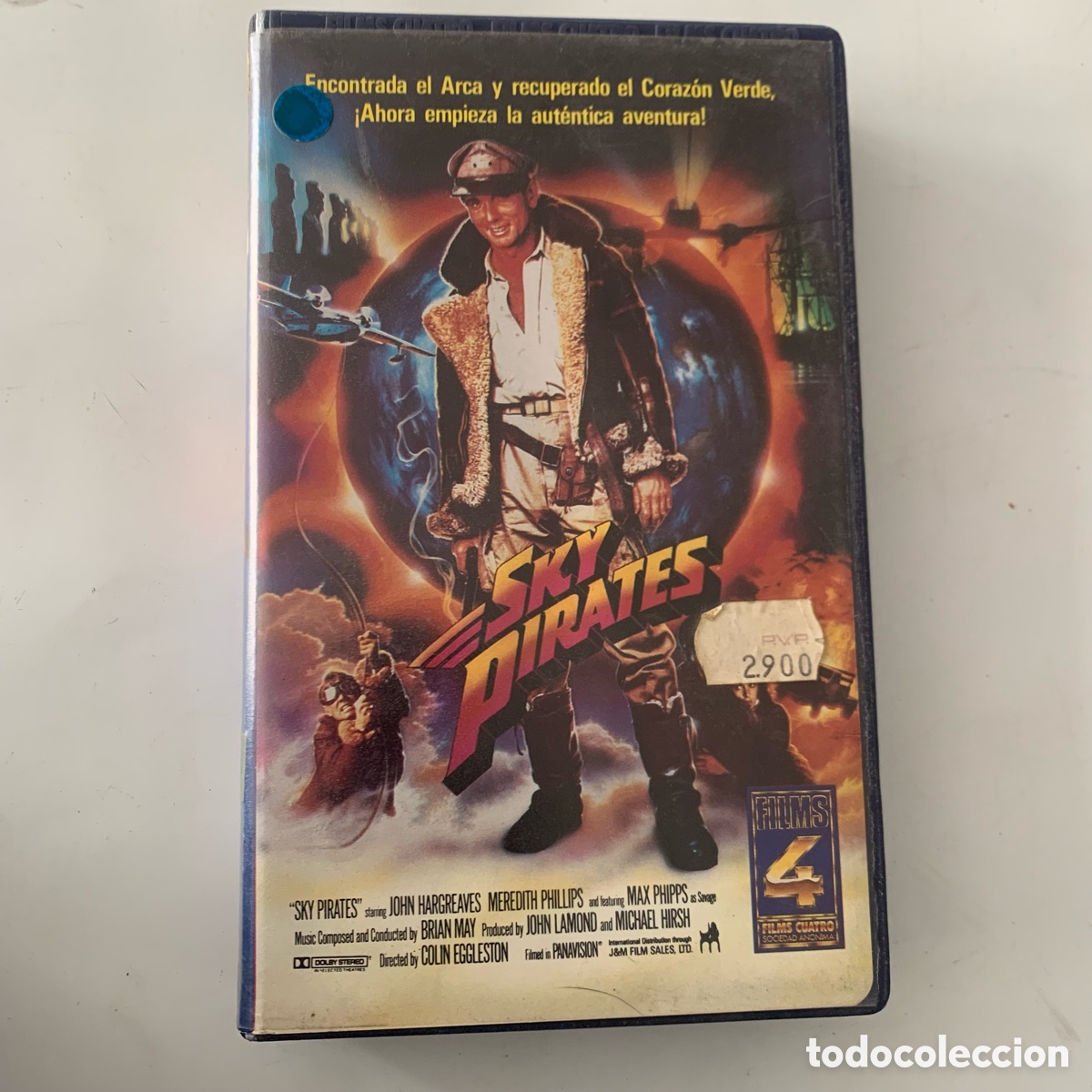 Cin&eacute;ma: Antigua pel&iacute;cula de videoclub vhs sky pirates