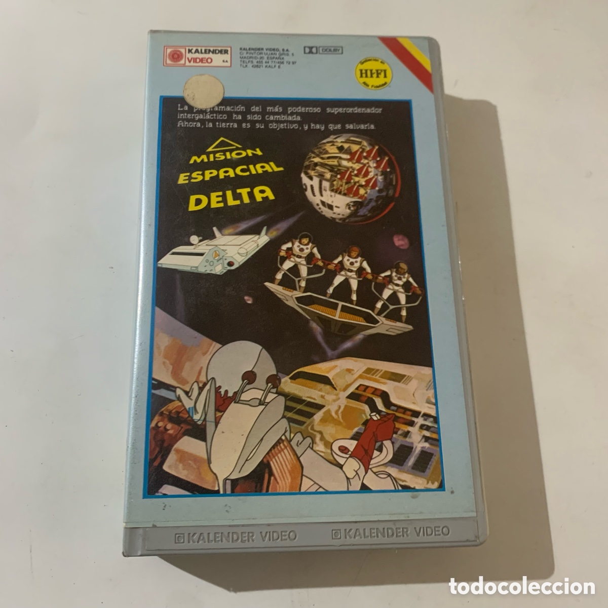 Cin&eacute;ma: antigua pelicula de videoclub vhs mision espacial delta