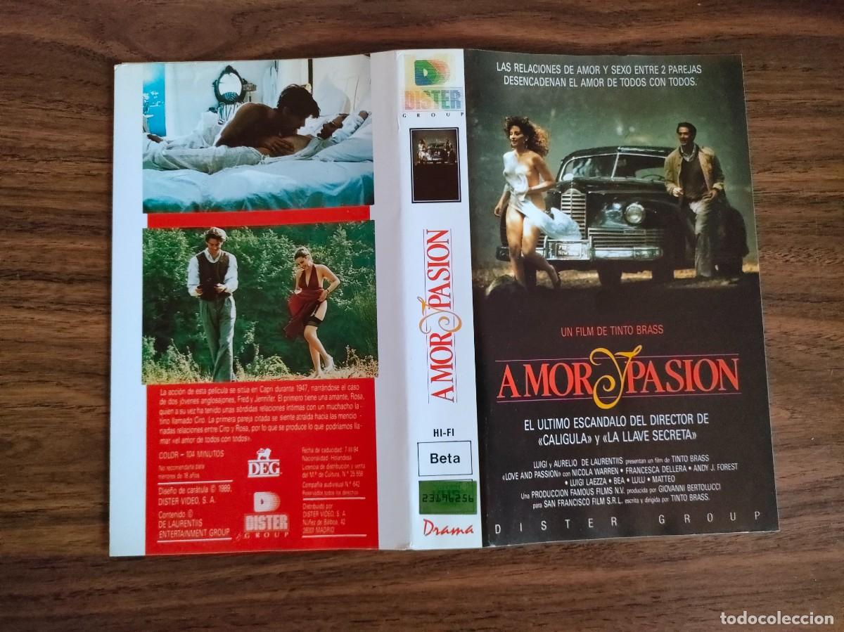 caratula vhs, beta - amor y pasion, tinto brass - Compra venta en  todocoleccion