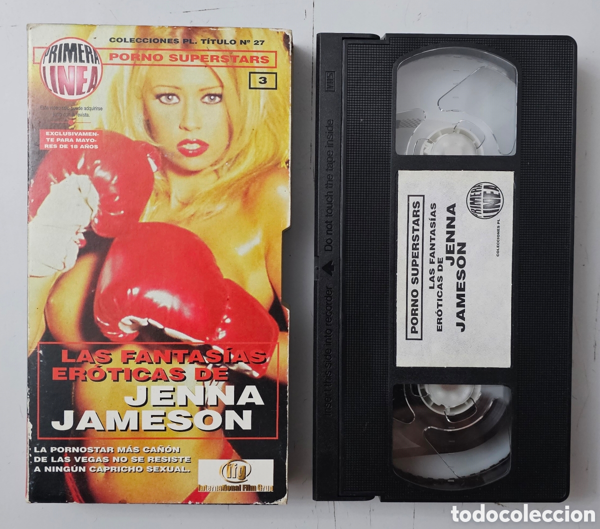 vhs las fantasias eroticas de jenna jameson edi - Compra venta en  todocoleccion