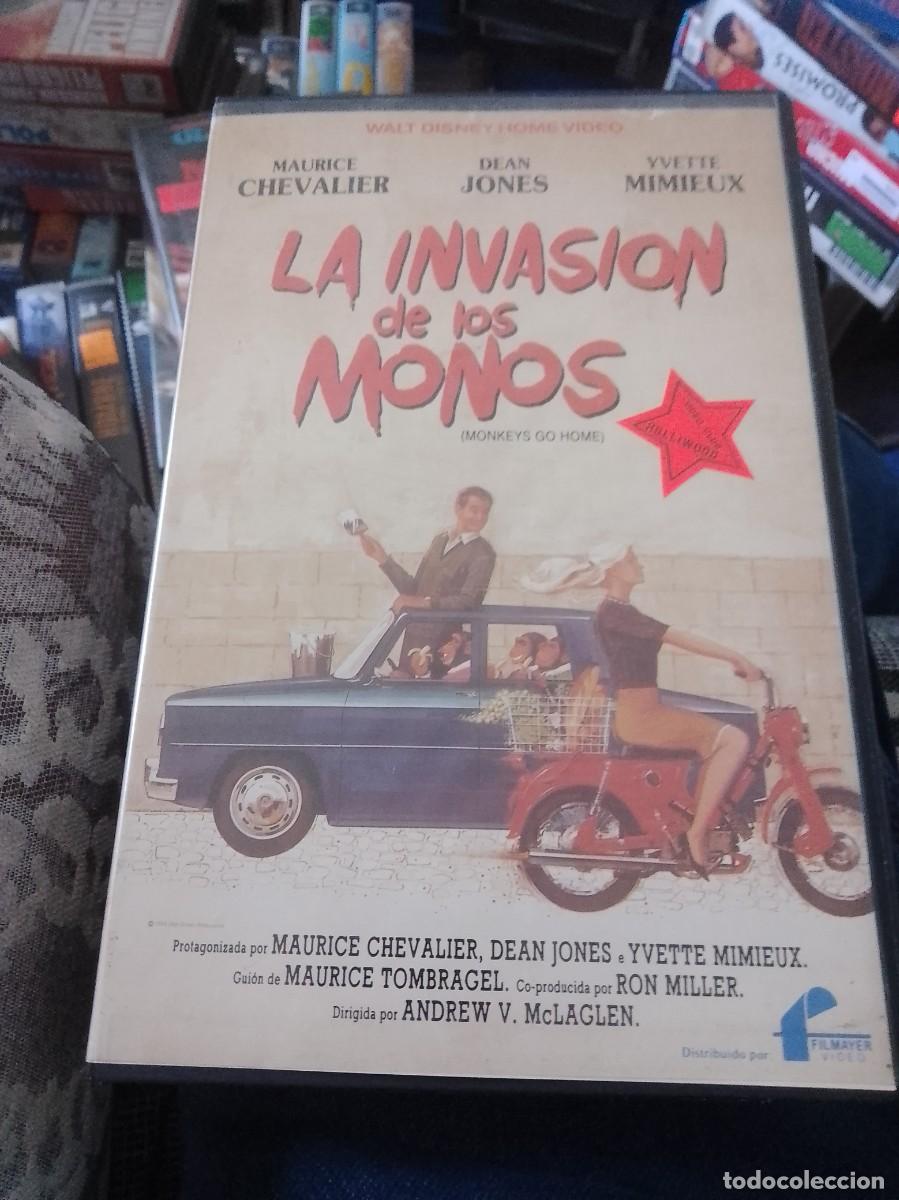 Cine: La invasi&oacute;n de los monos vhs caja grande
