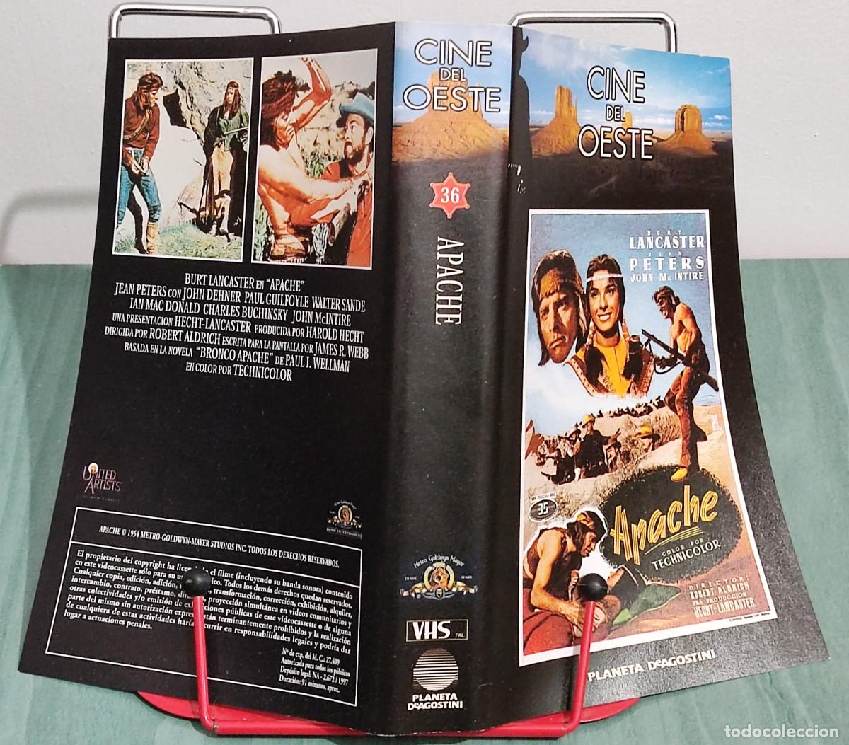 Cine: Caratula VHS Apache - Foto 1