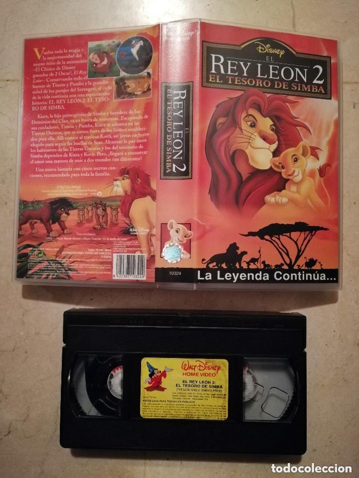 Cine: EDICION VHS ORIGINAL - REY LEON 2 EL TESORO DE SIMBA - WALT DISNEY