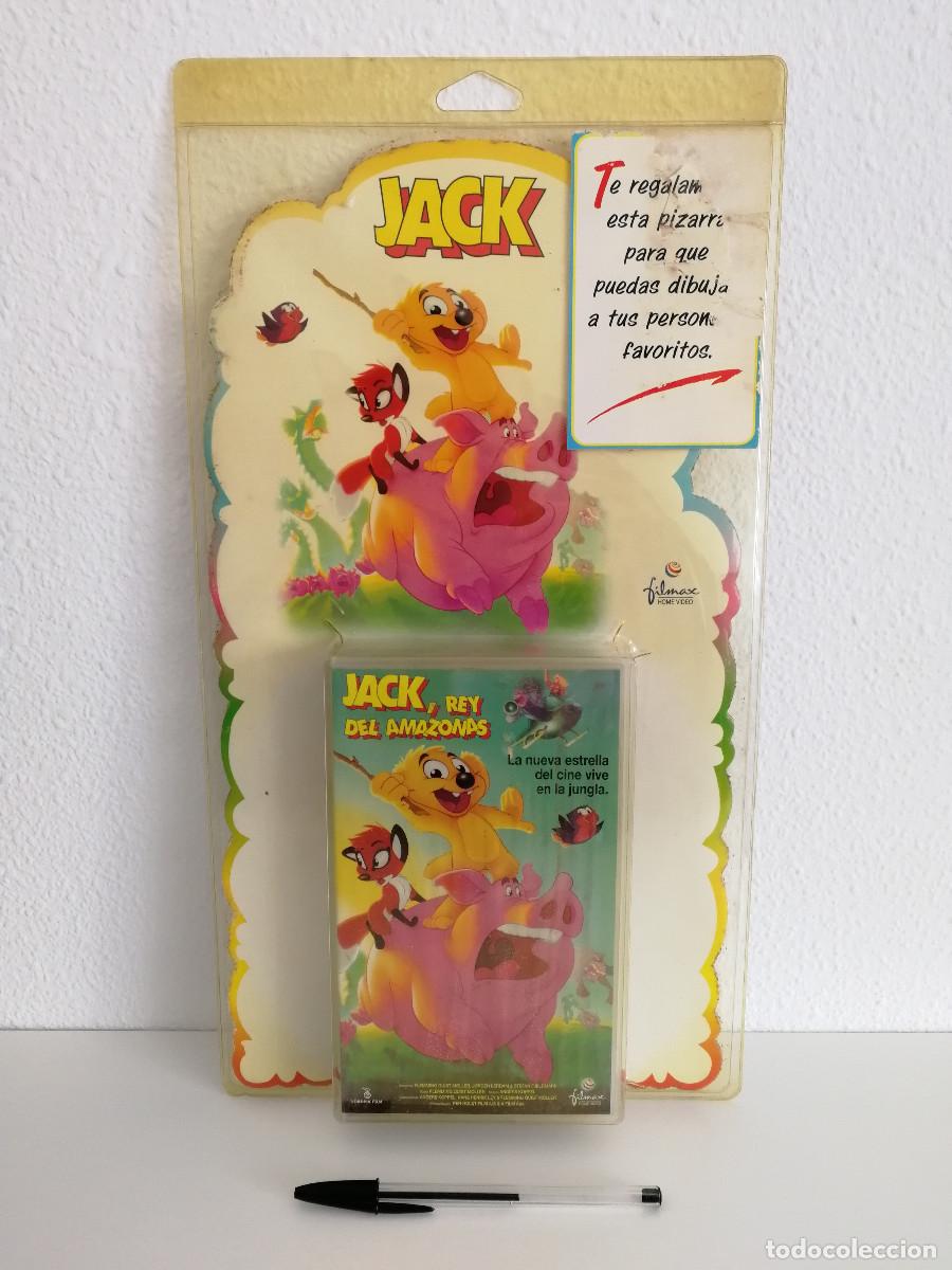 Cine: EDICION ESPECIAL VHS ORIGINAL + PIZARRA - JACK REY DEL AMAZONAS - DIBUJOS ANIMACION - FILMAX