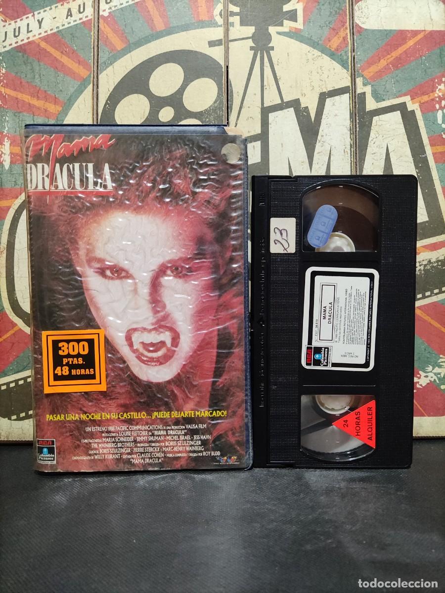 Cine: L15 VHS CG 746 Mama Dr&aacute;cula - Louise Fletcher, Mar&iacute;a Schneider, Jimmy Shuman