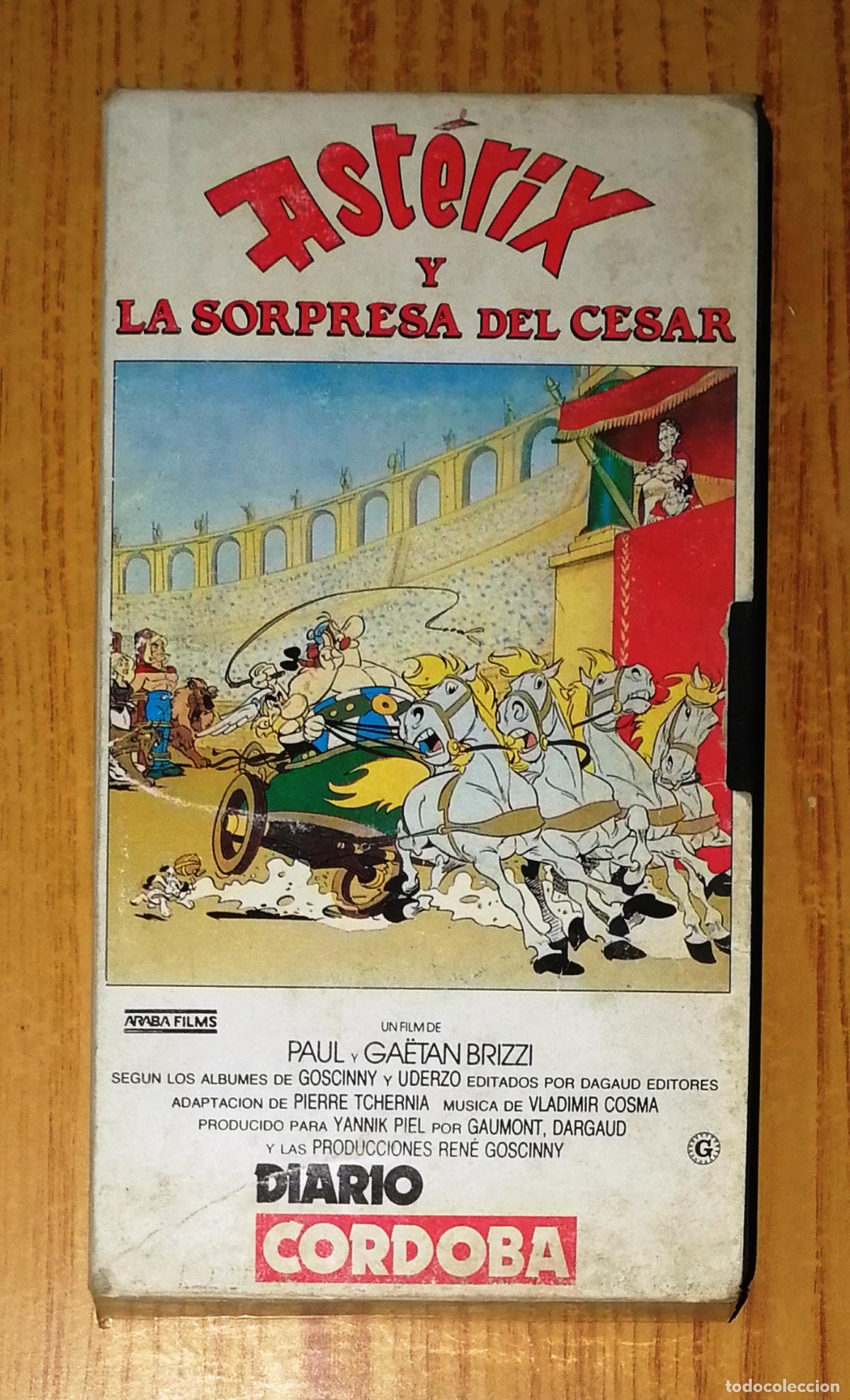 Cin&eacute;ma: VHS. AST&Eacute;RIX Y LA SORPRESA DEL C&Eacute;SAR / Diario C&oacute;rdoba. - IVS Internacional V&iacute;deo Sistemas, D.L. 1988