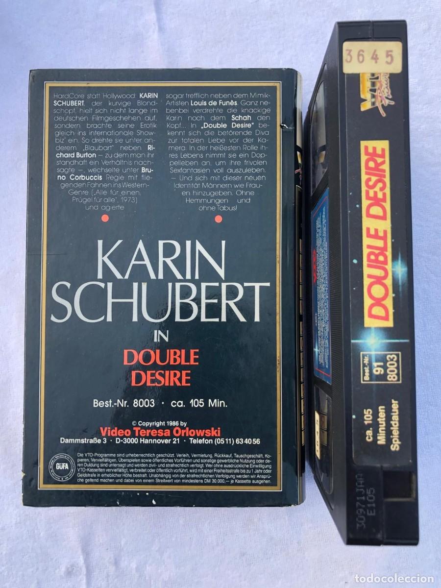 Cine: DOUBLE DESIRE / KARIN SCHUBERT / VHS - Foto 2