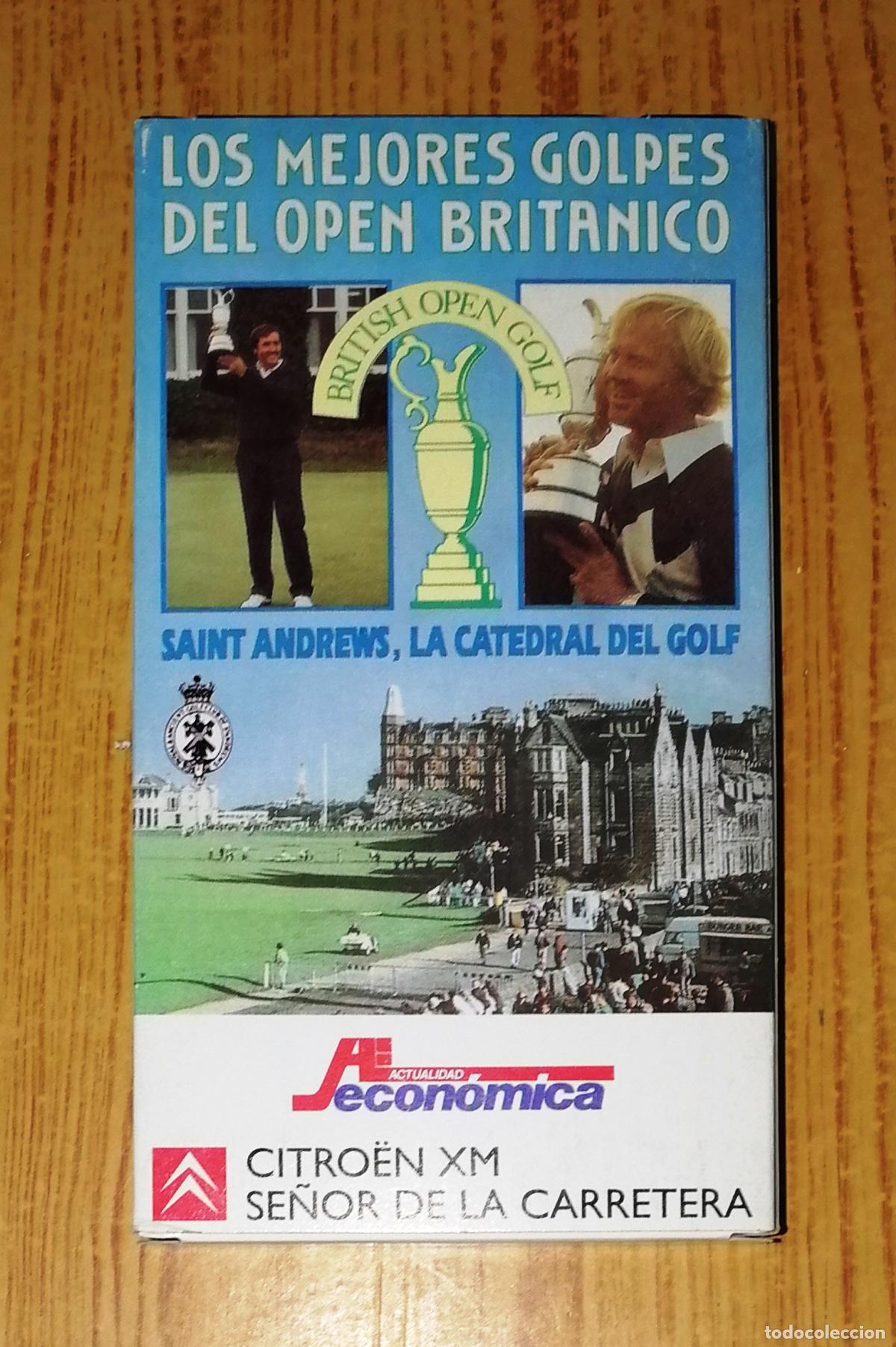 Cinema: VHS. LOS MEJORES GOLPES OPEN BRIT&Aacute;NICO : British Open Golf / Actualidad Econ&oacute;mica.- Metrovideo 1992?