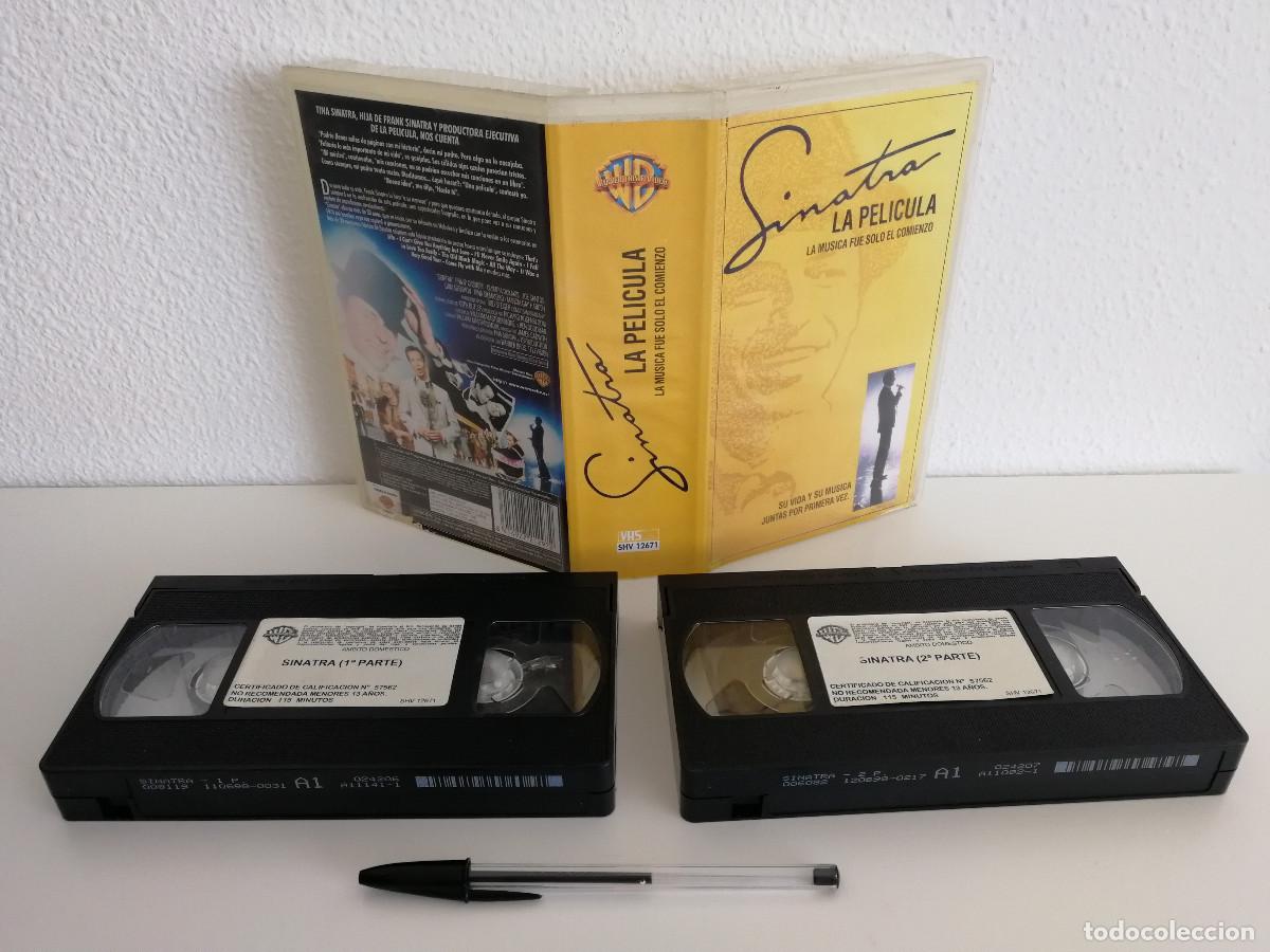 Cine: PACK DOBLE VHS - FRANK SINATRA LA PELICULA - DOCUMENTAL - Foto 1
