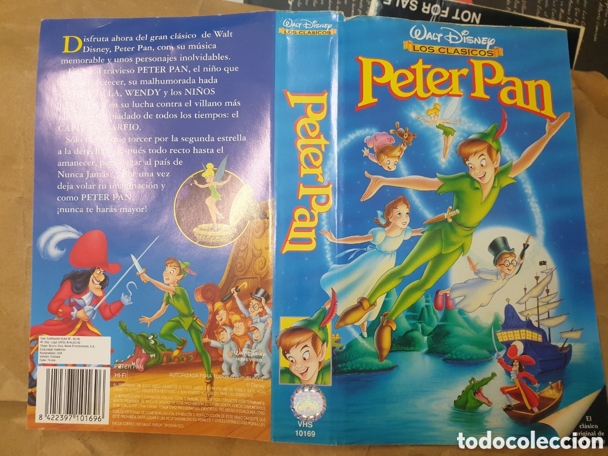 Cine: Peter pan. SOLO CARATULA. VHS - Foto 1