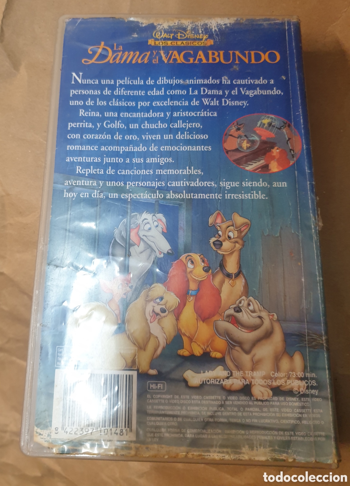 Cine: La dama y el vagabundo. VHS - Foto 2