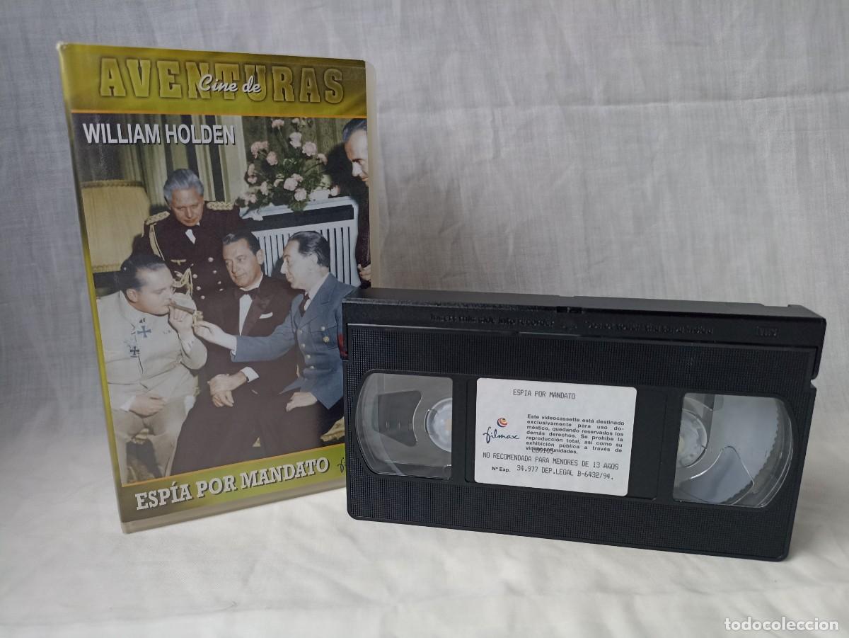 Cine: Esp&iacute;a por mandato, pel&iacute;cula VHS (III Reich Hitler- Nazi- Alemania) WWII de 1994