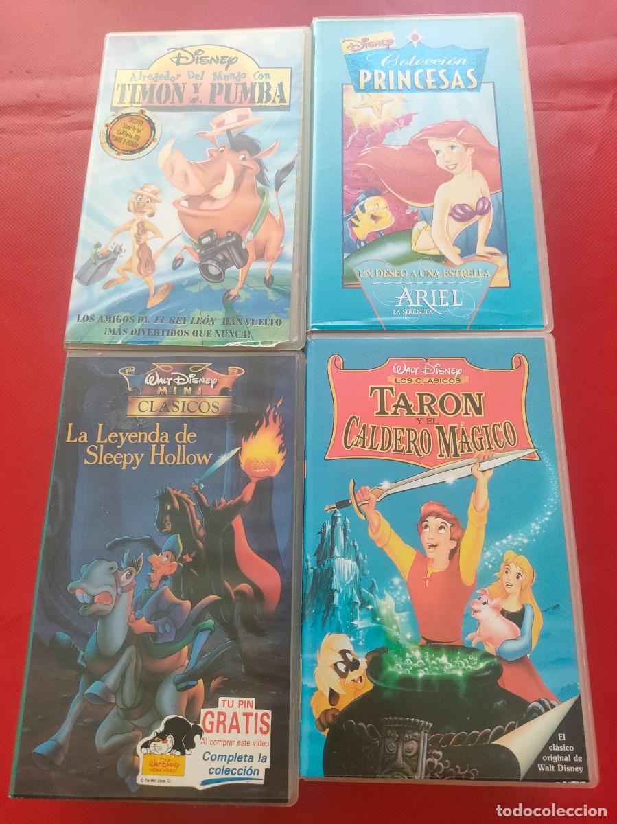 Cine: 4 PELICULAS VHS WALT DISNEY