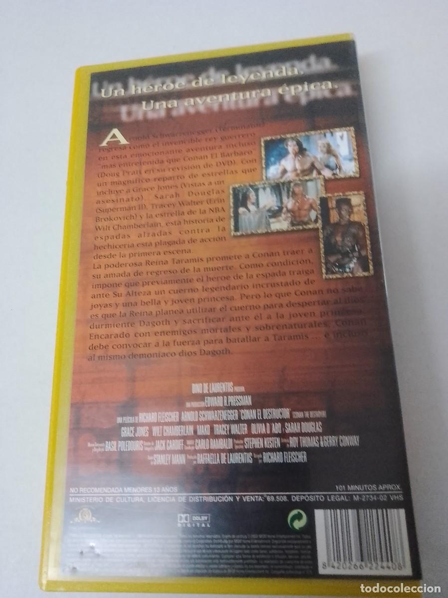 Cine: Conan el destructor vhs rrareza - Foto 4