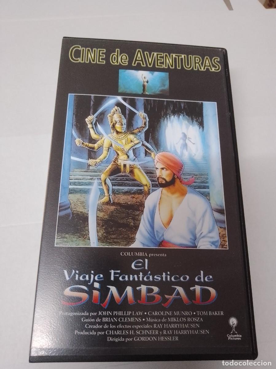 Cine: El viaje fant&aacute;stico de simbad vhs rrareza