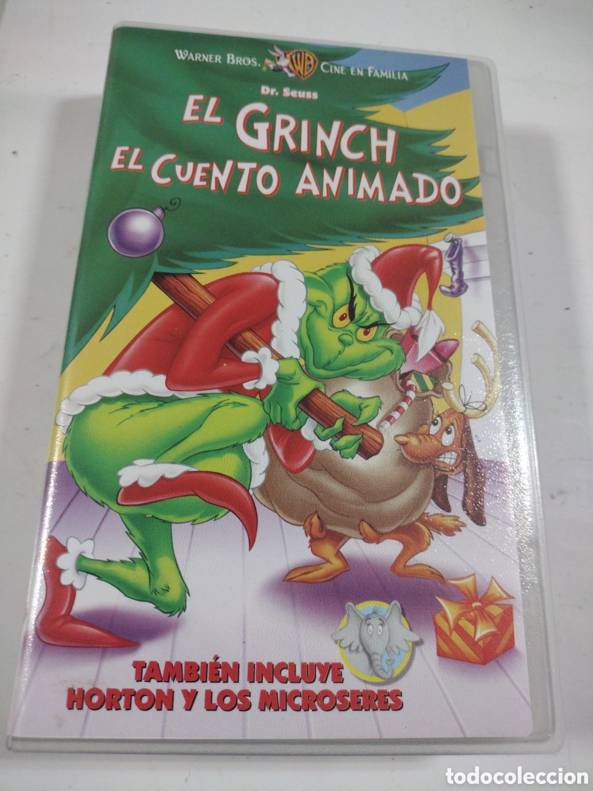 Cine: EL GRINCH. EL CUENTO ANIMADO. VHS.