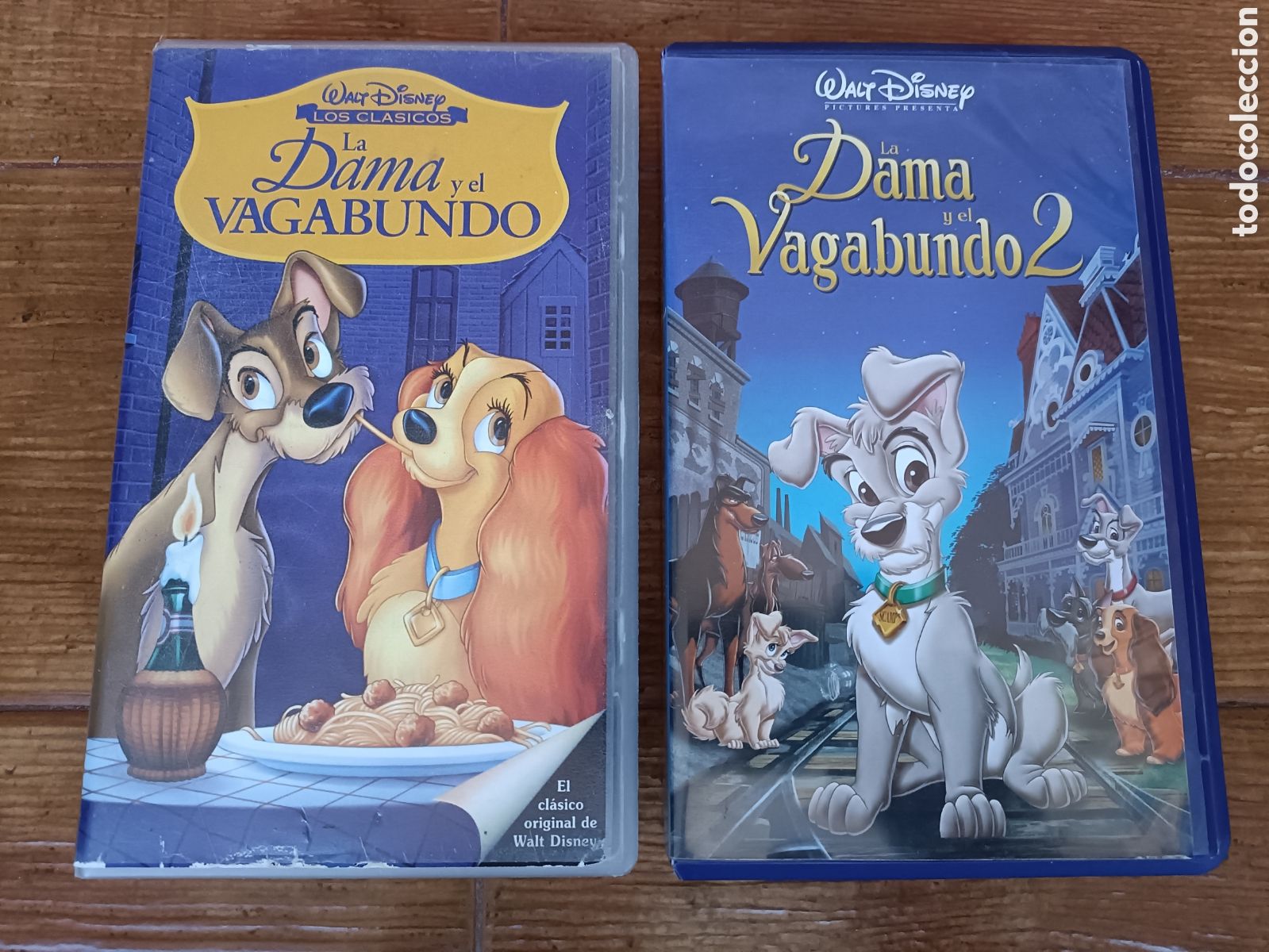 Cinema: 2 VHS La Dama y el Vagabundo I y II -Disney-