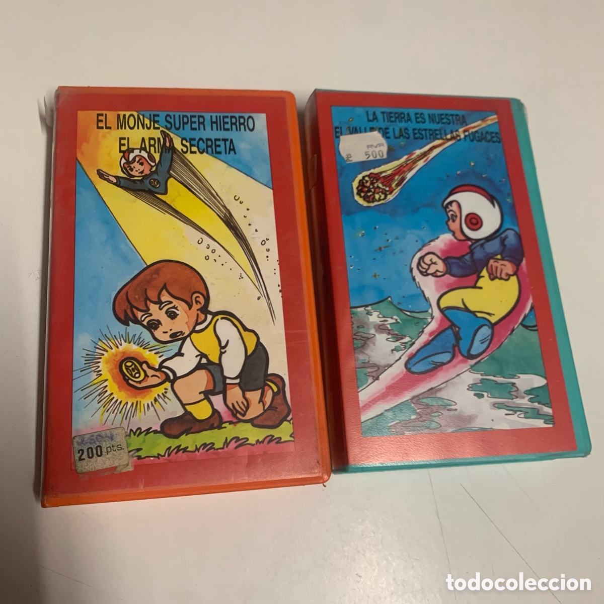 Cine: Lote vhs krpton la tierra es nuestra monje super hierro n&ordm; 2-6