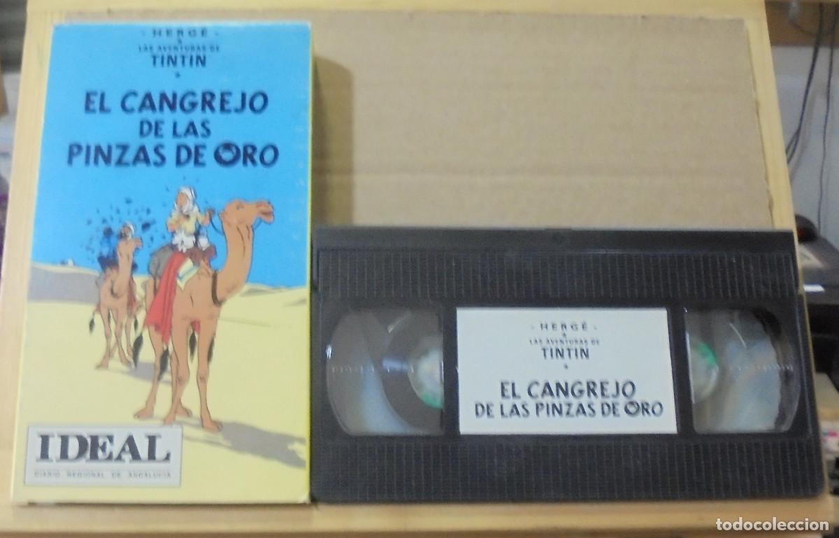 Cine: Tintin - El cangrejo de las pinzas de oro -- VHS