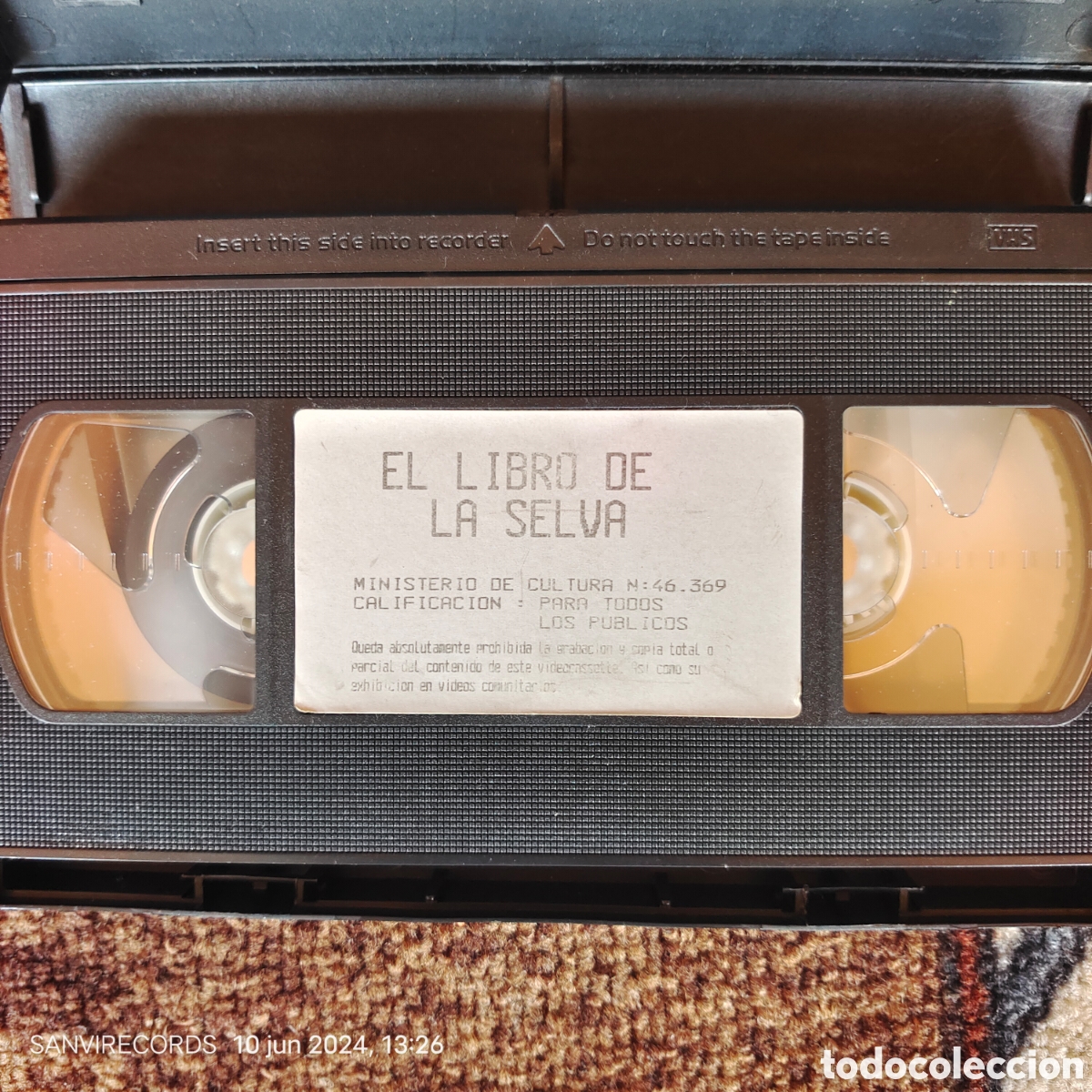 Cine: VHS: EL LIBRO DE LA SELVA - Foto 2