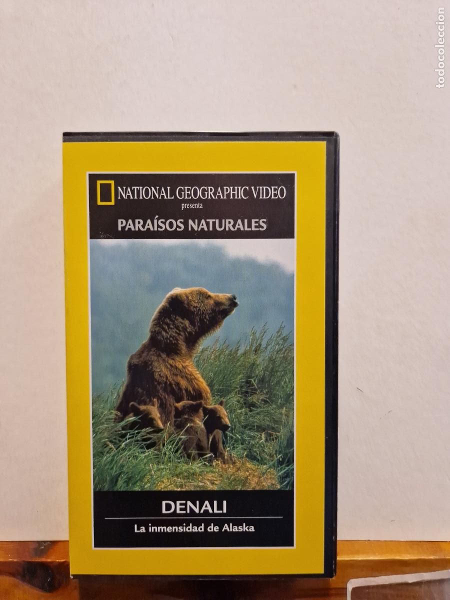 Cine: VHS. NATIONAL GEOGRAPHIC VIDEO. PARA&Iacute;SS NATURALES. DENALI. LA INMENSIDAD DE ALASKA