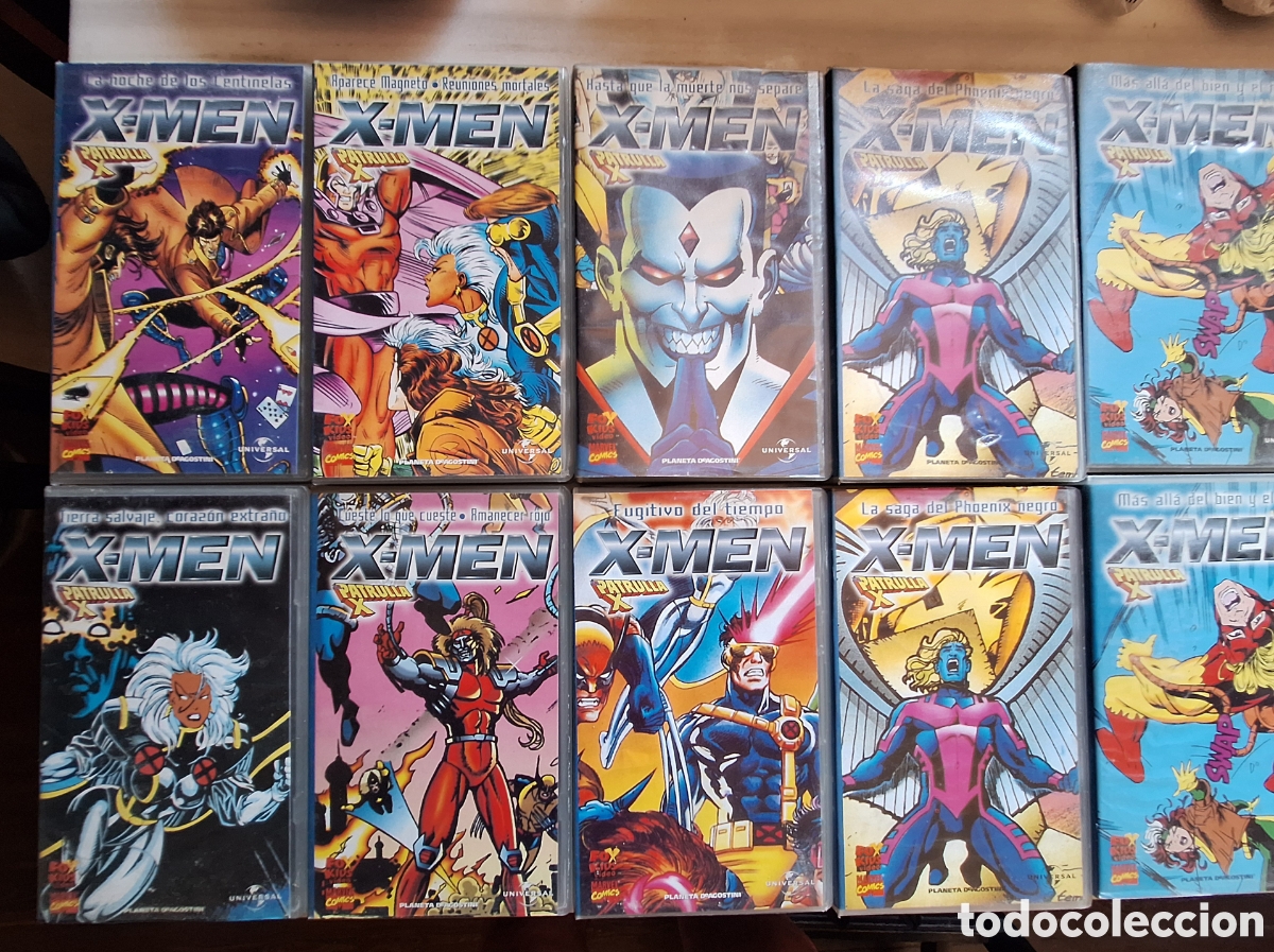 vhs x men. completa 15 vhs - Compra venta en todocoleccion