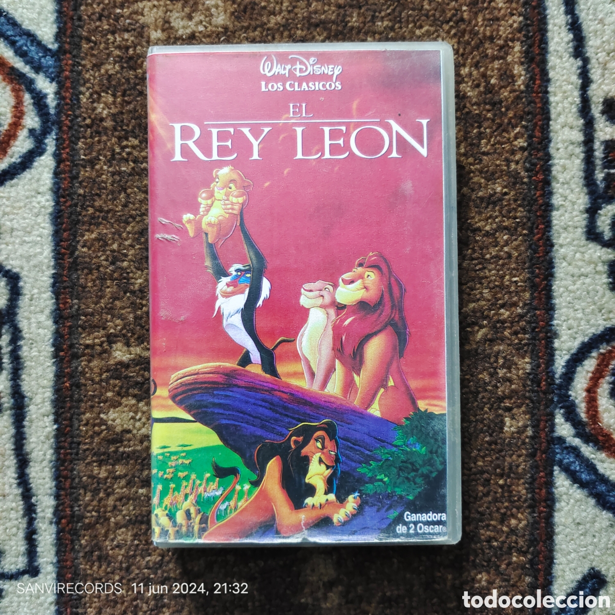 Cine: VHS, CL&Aacute;SICOS DISNEY N&deg; 32: EL REY LE&Oacute;N (WALT DISNEY)