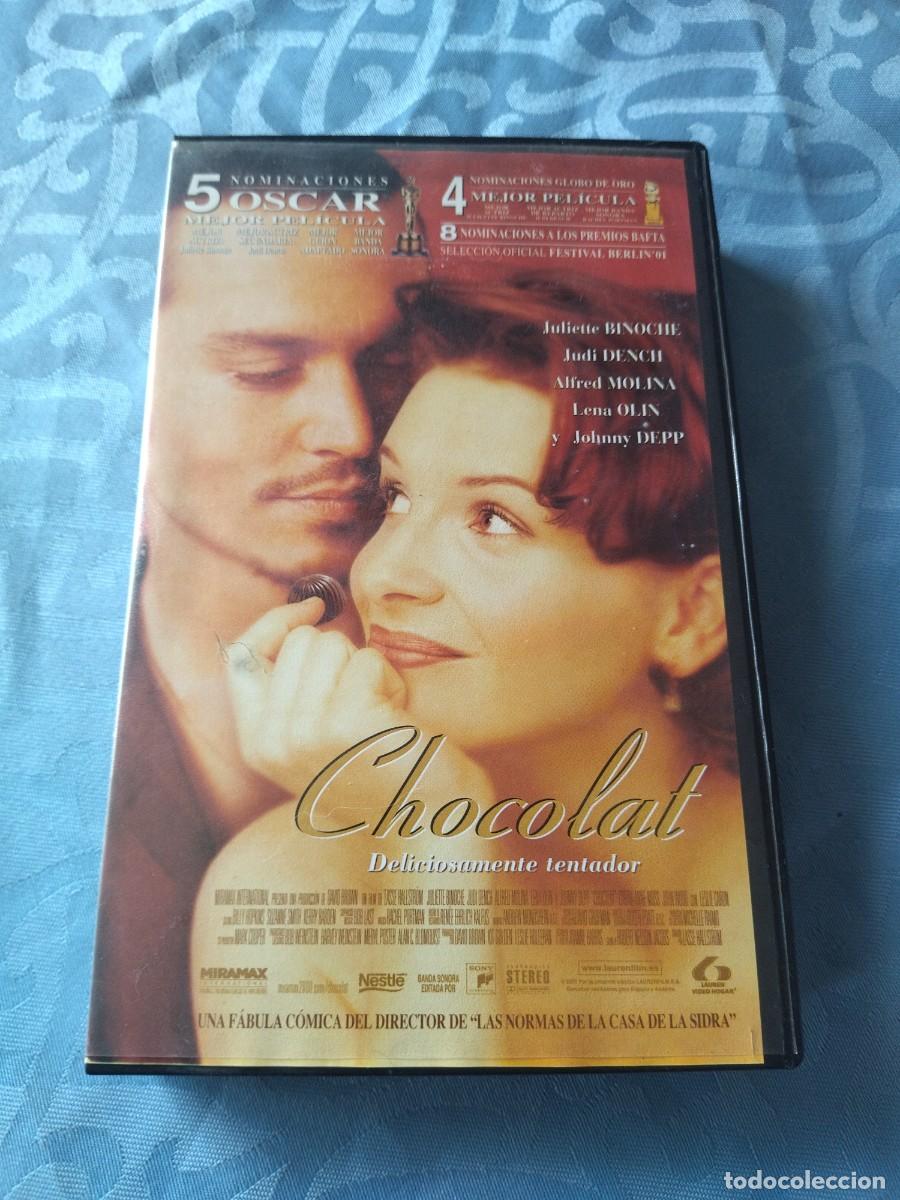 Cine: Chocolat, Johnny Depp. VHS - Foto 1