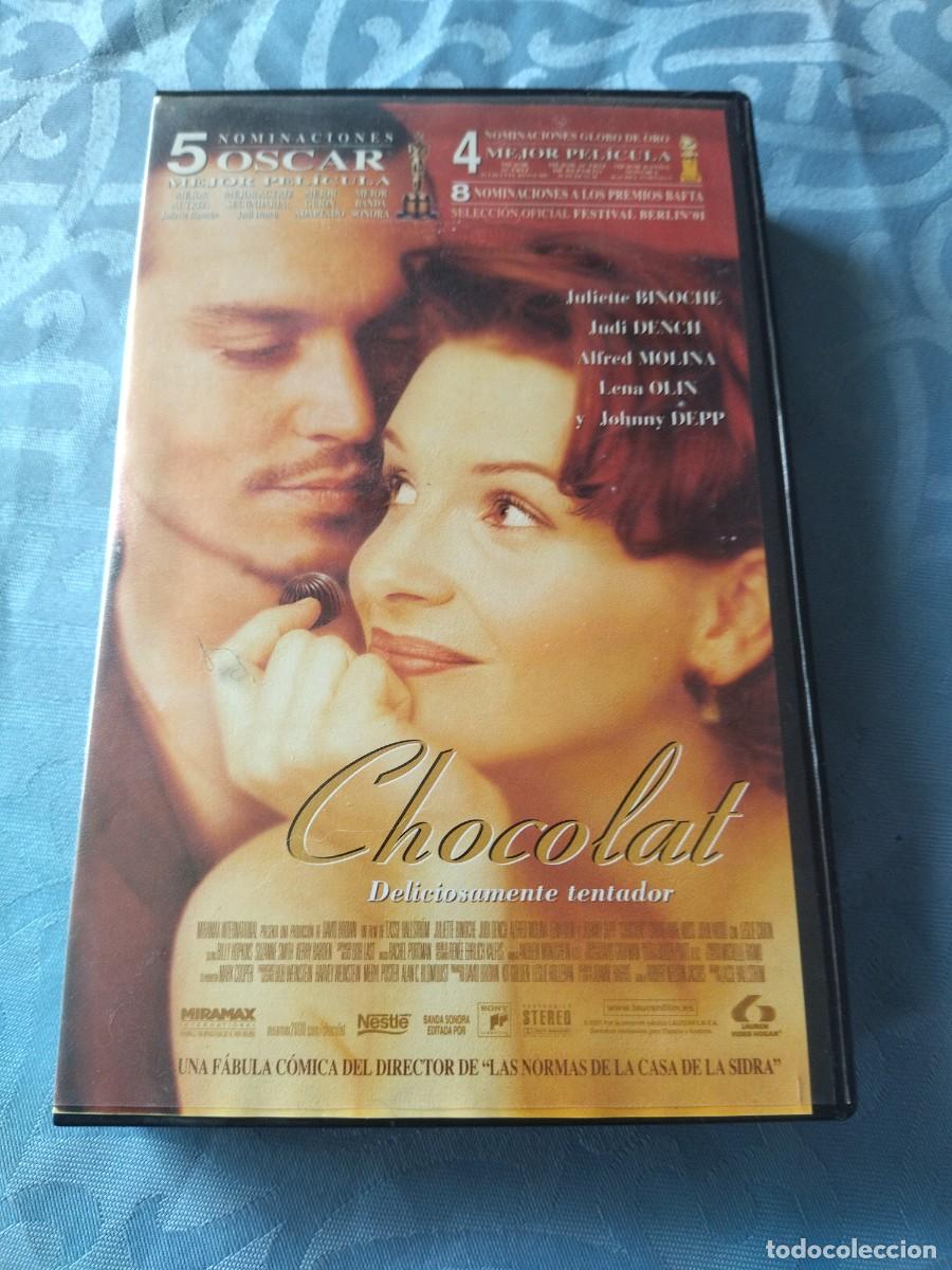 Cine: Chocolat, Johnny Depp. VHS - Foto 2
