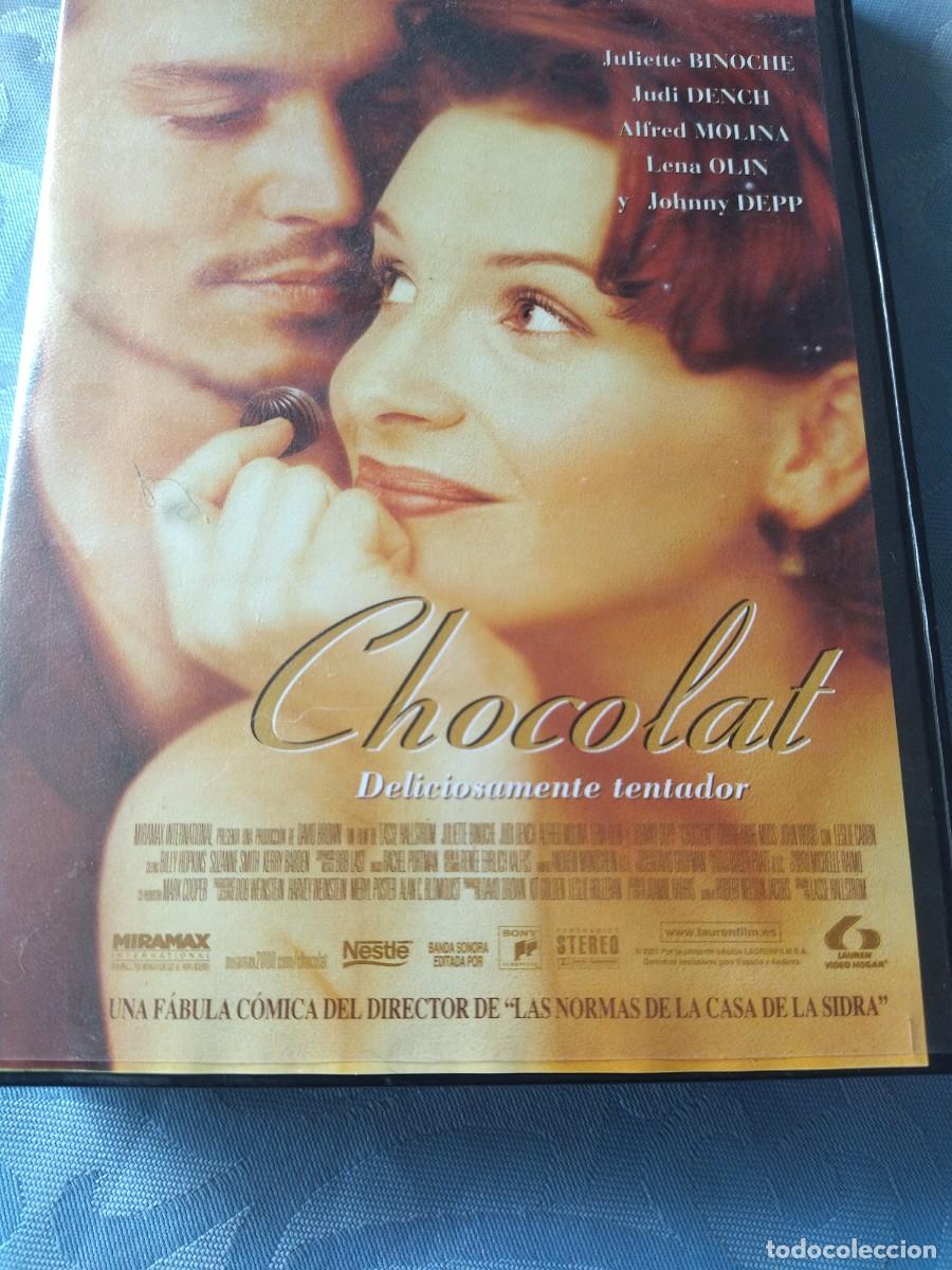 Cine: Chocolat, Johnny Depp. VHS - Foto 3