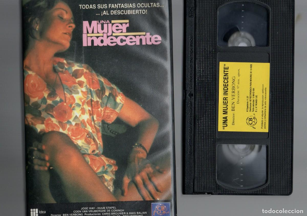 vhs - una mujer indecente - audio español / thr - Compra venta en  todocoleccion