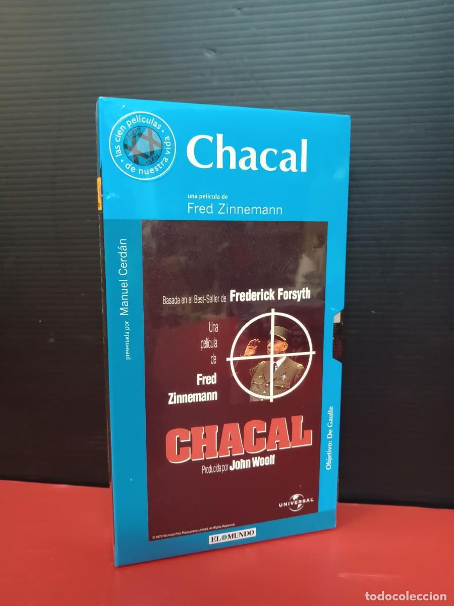 Cine: Antigua pelicula en formato cinta cassette vhs nueva precintada chacal