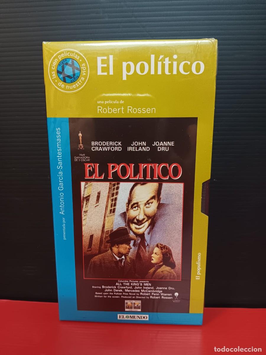Cine: Antigua pelicula en formato cinta cassette vhs nueva precintada el politico