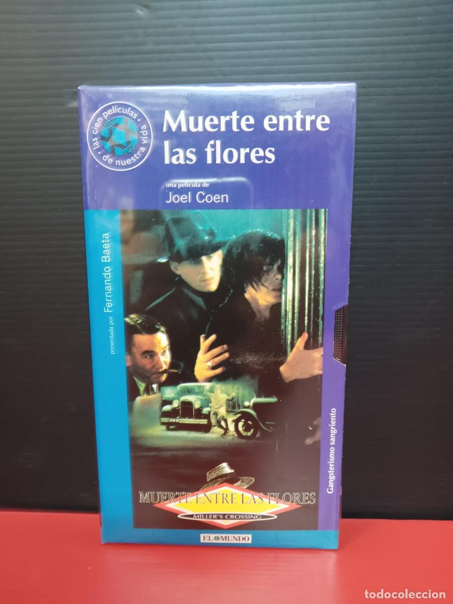 Cine: Antigua pelicula en formato cinta cassette vhs nueva precintada muerte entre las flores