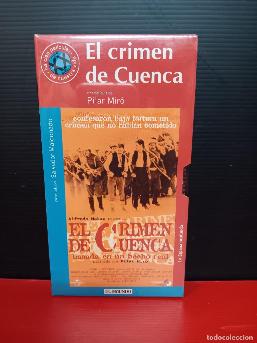 Cine: Antigua pelicula en formato cinta cassette vhs nueva precintada el crimen de cuenca