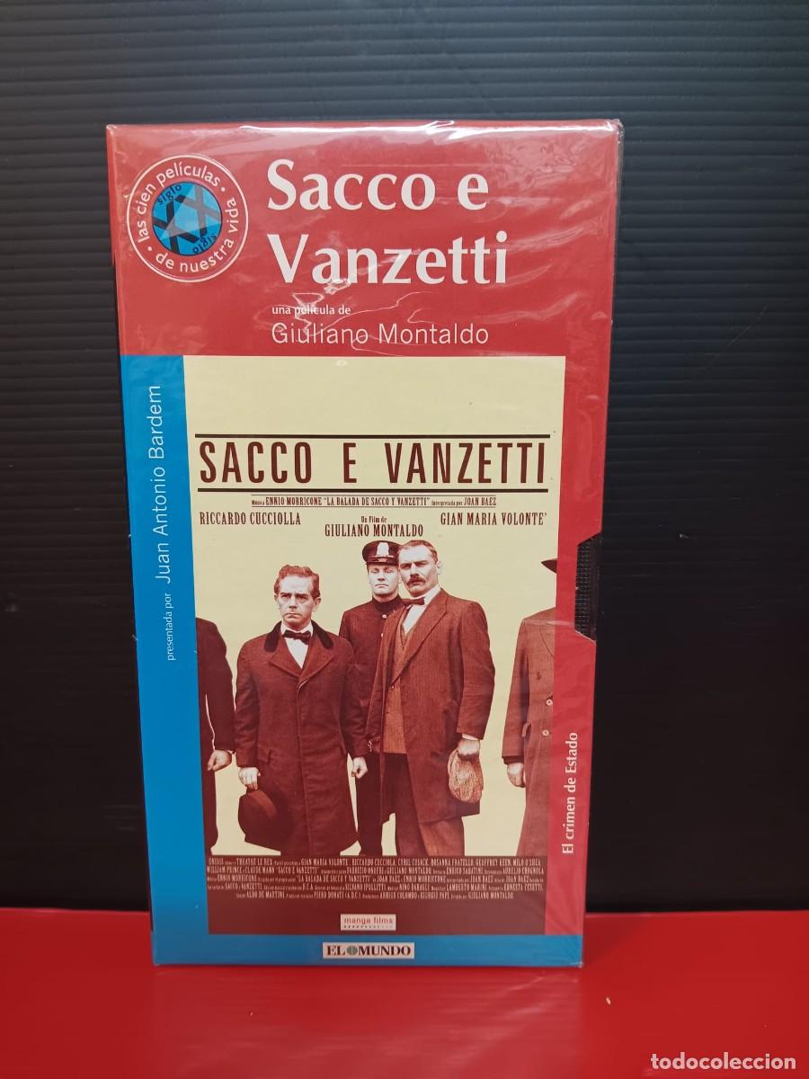 Cine: Antigua pelicula en formato cinta cassette vhs nueva precintada sacco e vanzetti