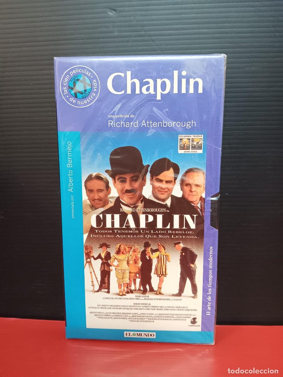 Cine: Antigua pelicula en formato cinta cassette vhs nueva precintada chaplin