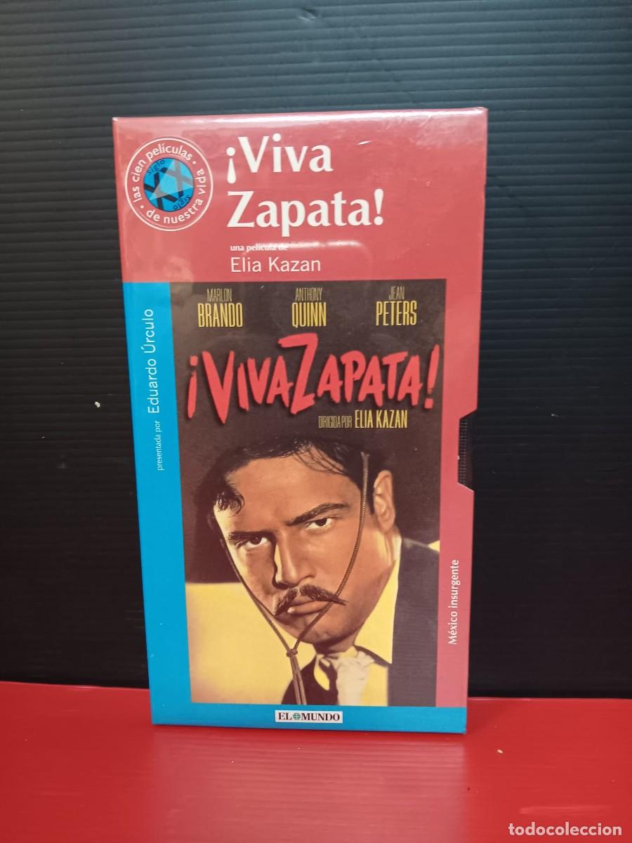 Cine: Antigua pelicula en formato cinta cassette vhs nueva precintada viva zapata